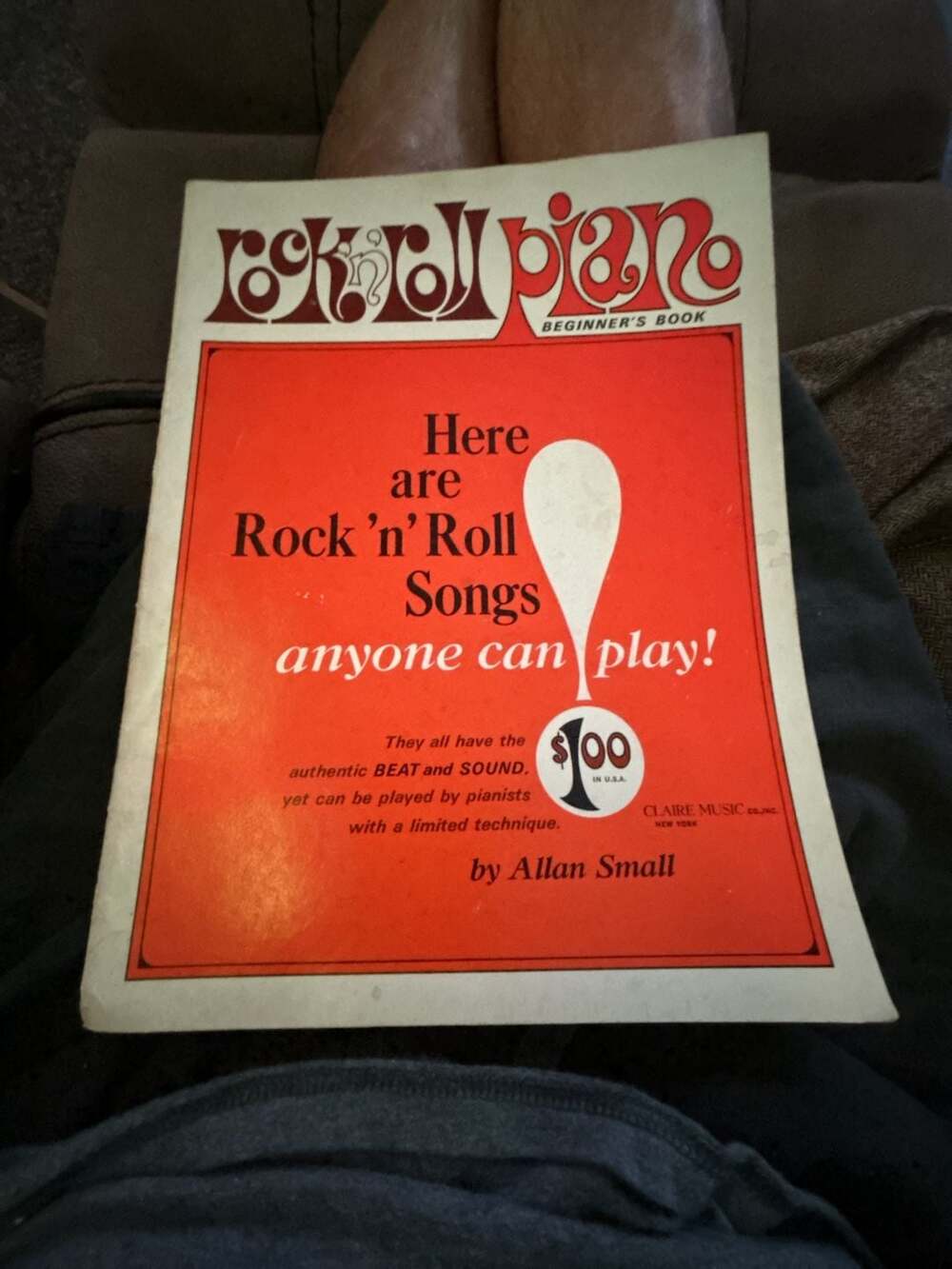 Rock 'n' Roll Piano Beginner's Book by Allan Small Claire Music Co